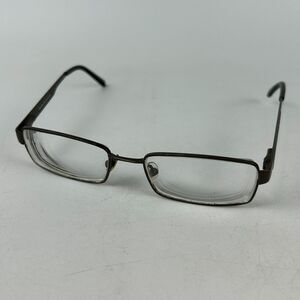 Robert Mitchel RM 0008 Eyeglasses Frames Mens Rectangle Gunmetal Full Rim 140 mm